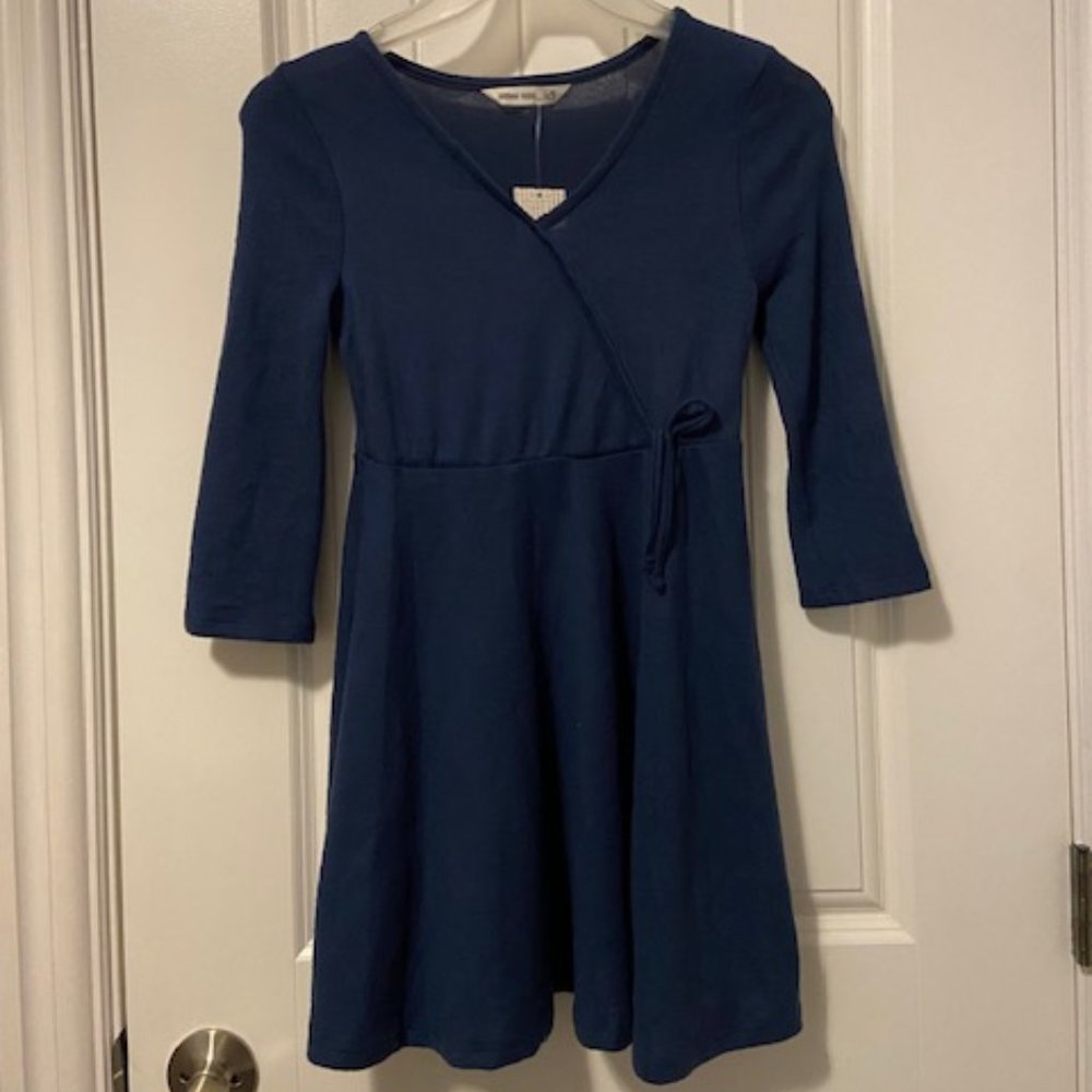 BNWT Navy Blue Kids Size 14-16 Urban Kids Knit Dress